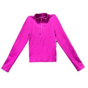 Rue 21 - Women's 1/2 Zip Long Sleeve Shirt - Purple - Medium